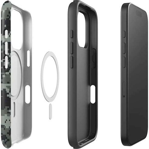 NHL Columbus Blue Jackets Camo iPhone 16 Pro Magsafe Impact Case